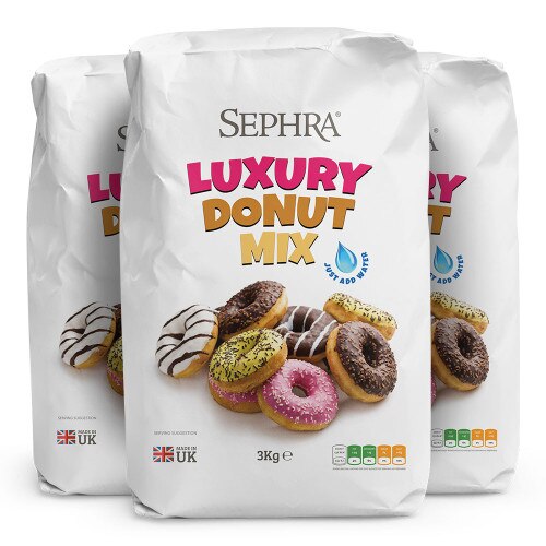 Sephra Donut Mix 12Kg Case - 4 x 3kg bags_0